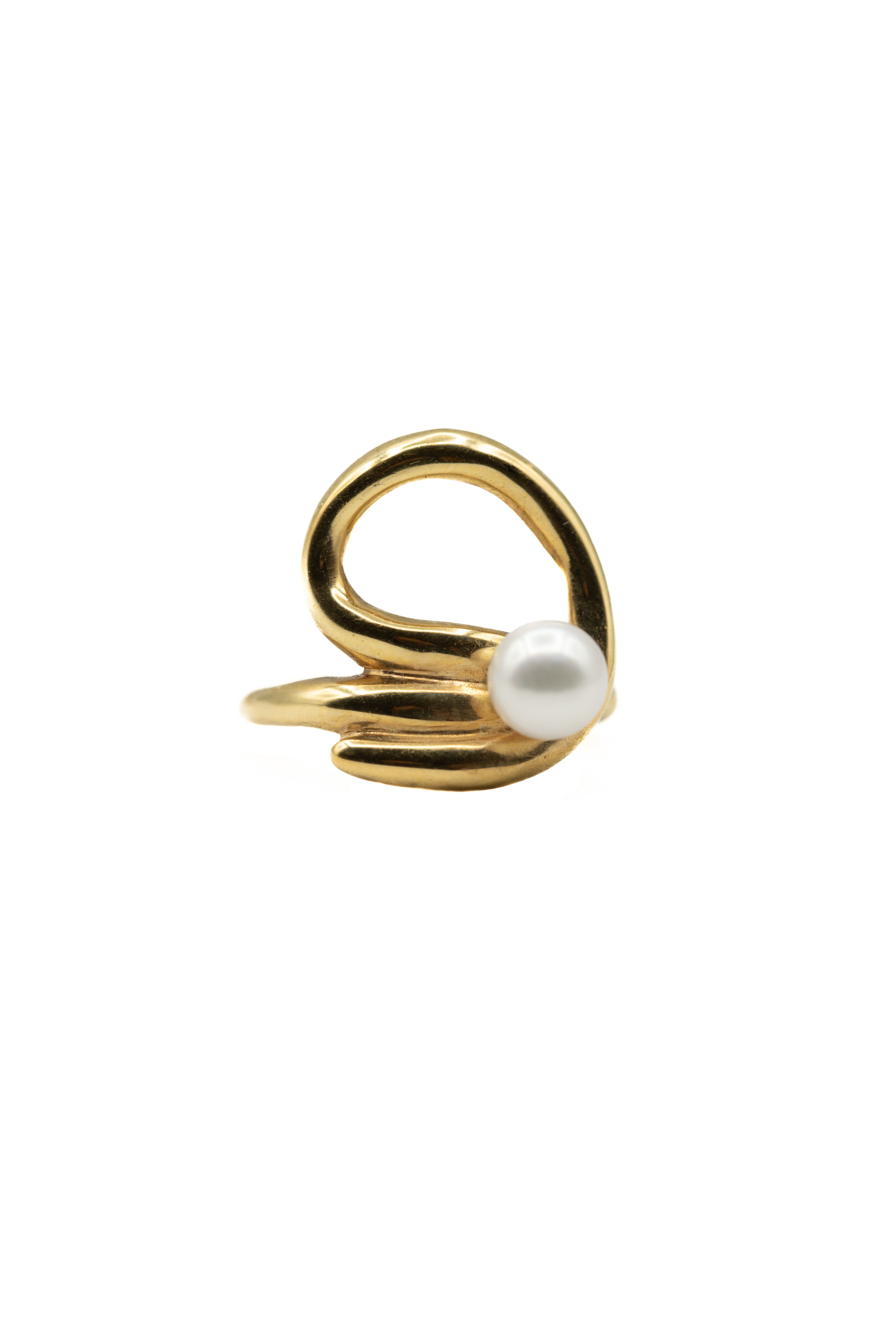 SOLID Gold Cove Ring