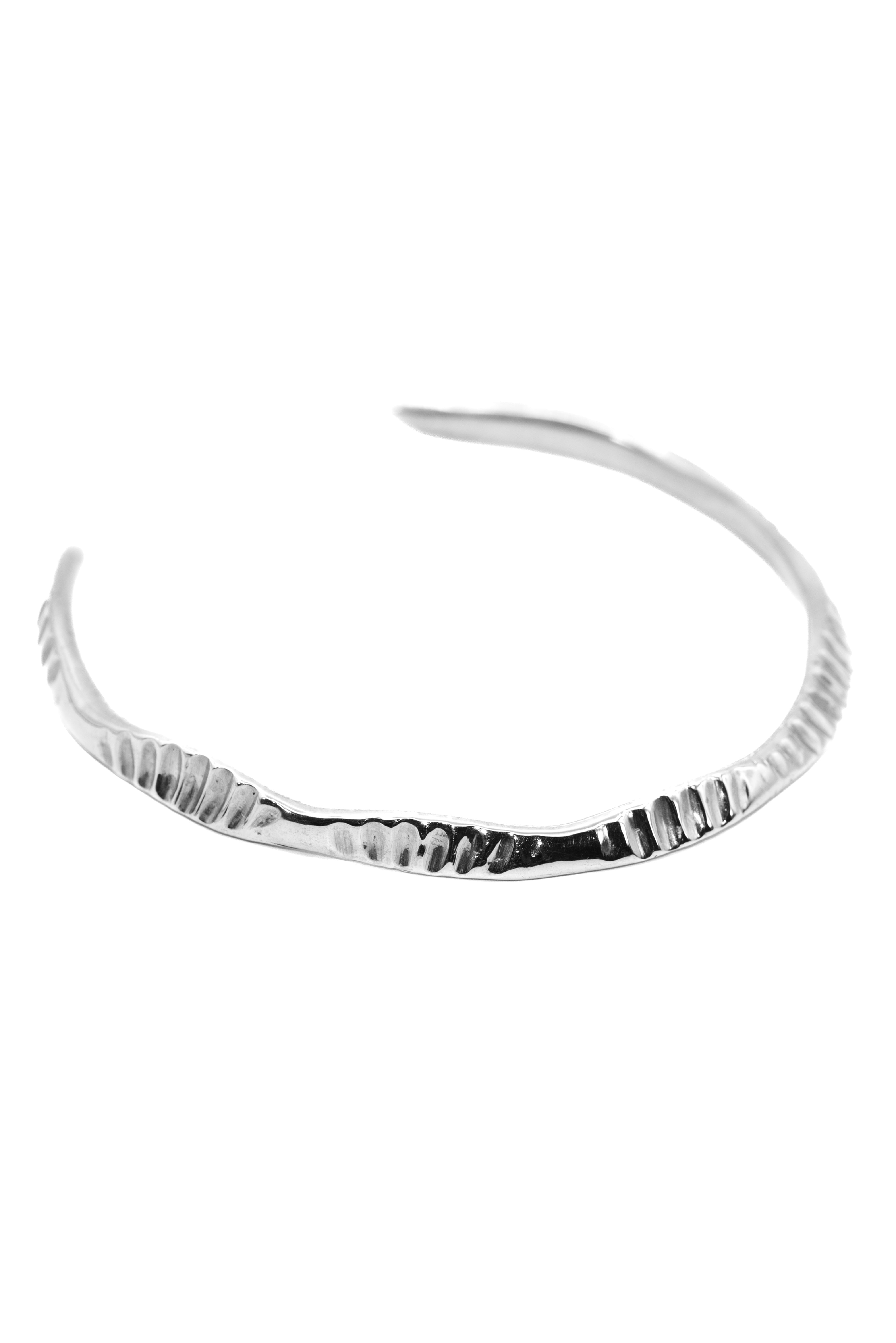 STERLING SILVER SCALLOP CUFF