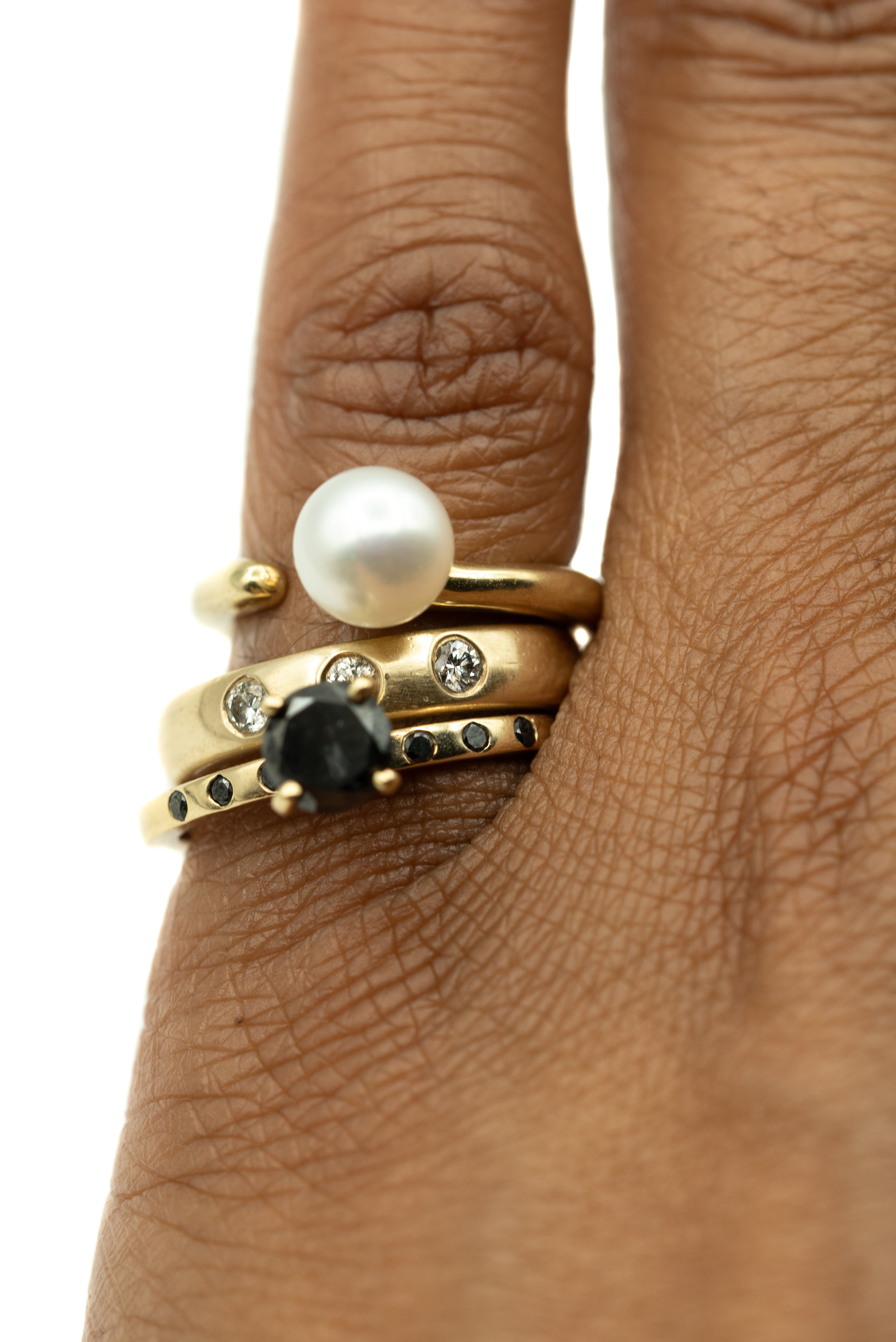 SOLID Gold Delphine Ring