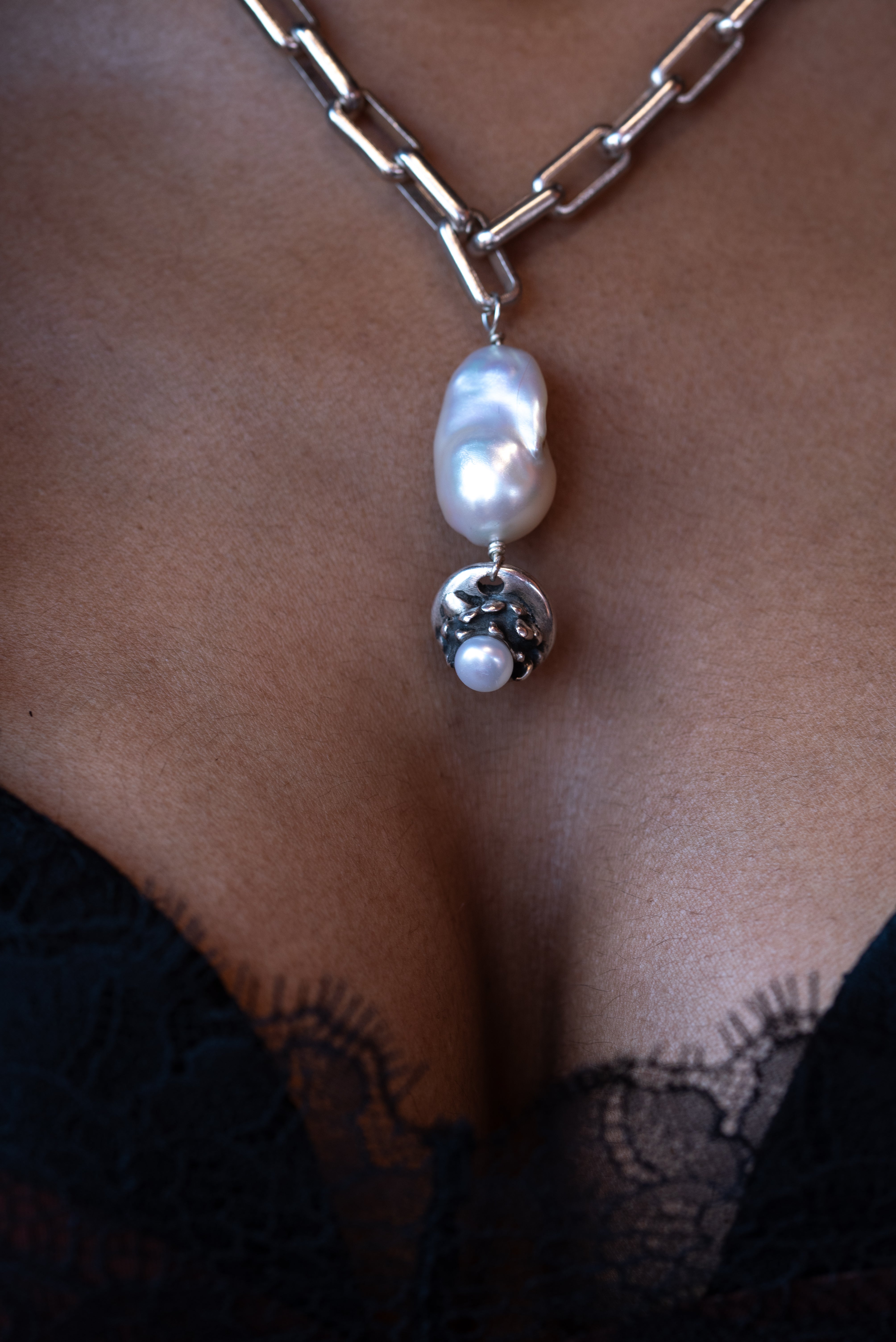 Blooming Pearl Necklace